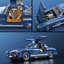 Mega Hot Wheels sběratelský Mercedes-Benz 300SL 6