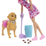 Barbie panenka s pejskem na procházce 5