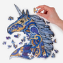 RECENTTOYS Dřevěné puzzle - Jednorožec