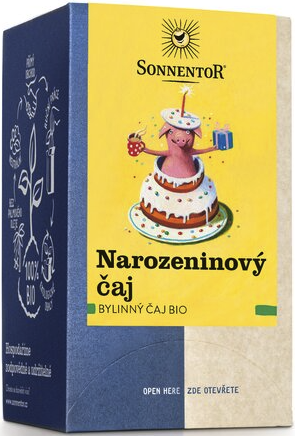 Narozeninový čaj (čaj bio, bylinná směs, porcovaný, 27 g) - neuveden