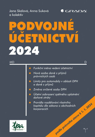 Podvojné účetnictví 2024 - Anna Suková,Jana Skálová