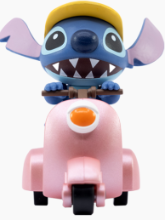 Stitch Zoom Hero figurky - Růžová Vespa - 