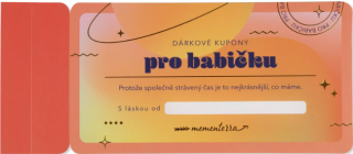 Dárkové kupony pro babičku - 