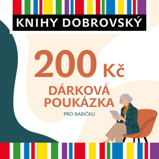 Elektronická dárková poukázka pro babičku 200 Kč - 