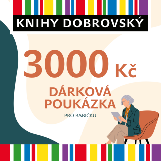 Elektronická dárková poukázka pro babičku 3000 Kč - 