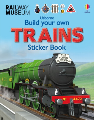 Build Your Own Trains Sticker Book - Simon Tudhope