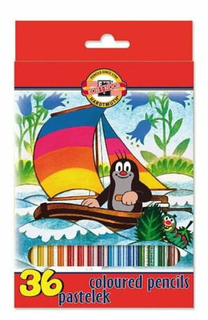 Koh-i-noor pastelky Krtek 36 ks, dlouhé - neuveden