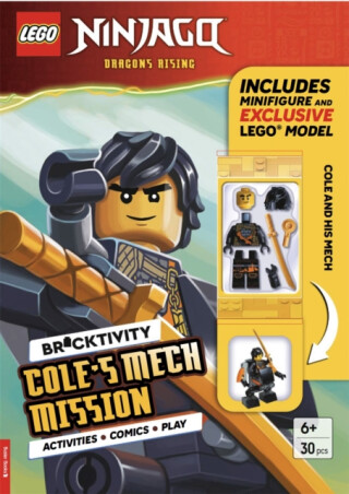 LEGOÂ® NINJAGOÂ®: Coleâ€™s Mech Mission (with Cole minifigure and exclusive mech mini-build) - Buster Books