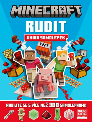 Minecraft - Rudit - Kniha samolepek - 