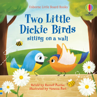 Two Little Dickie Birds sitting on a wall - Russell Punter