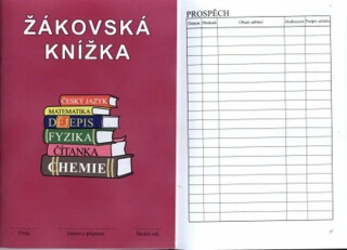 Žákovská knížka FIALOVÁ /hodnocení a sebehodnocení 1.a 2.stupeň - neuveden